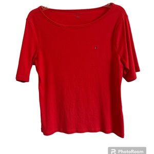 Tommy Hilfiger Red Top size LG